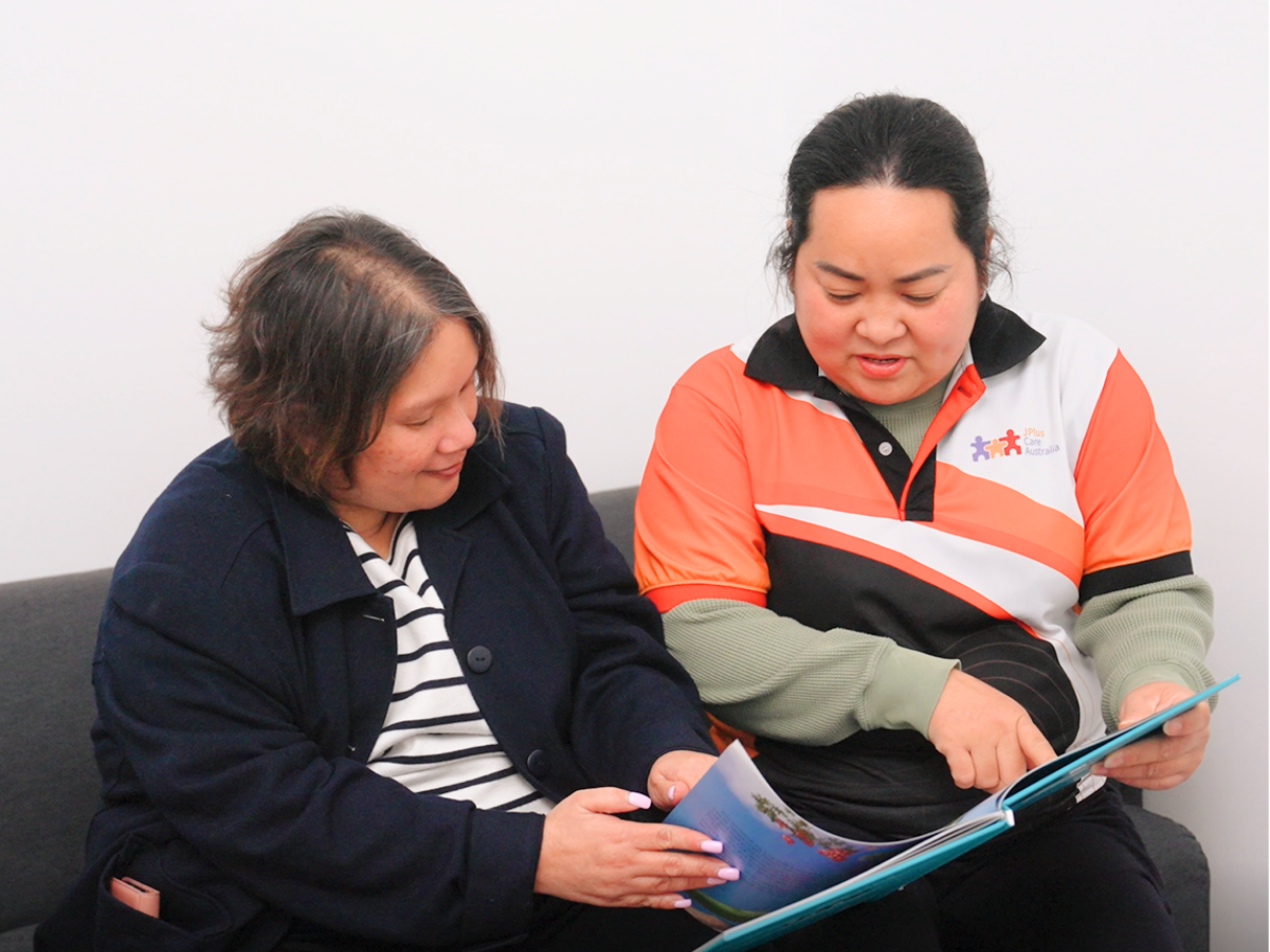 JPlus Care Australia helps me do things on my own