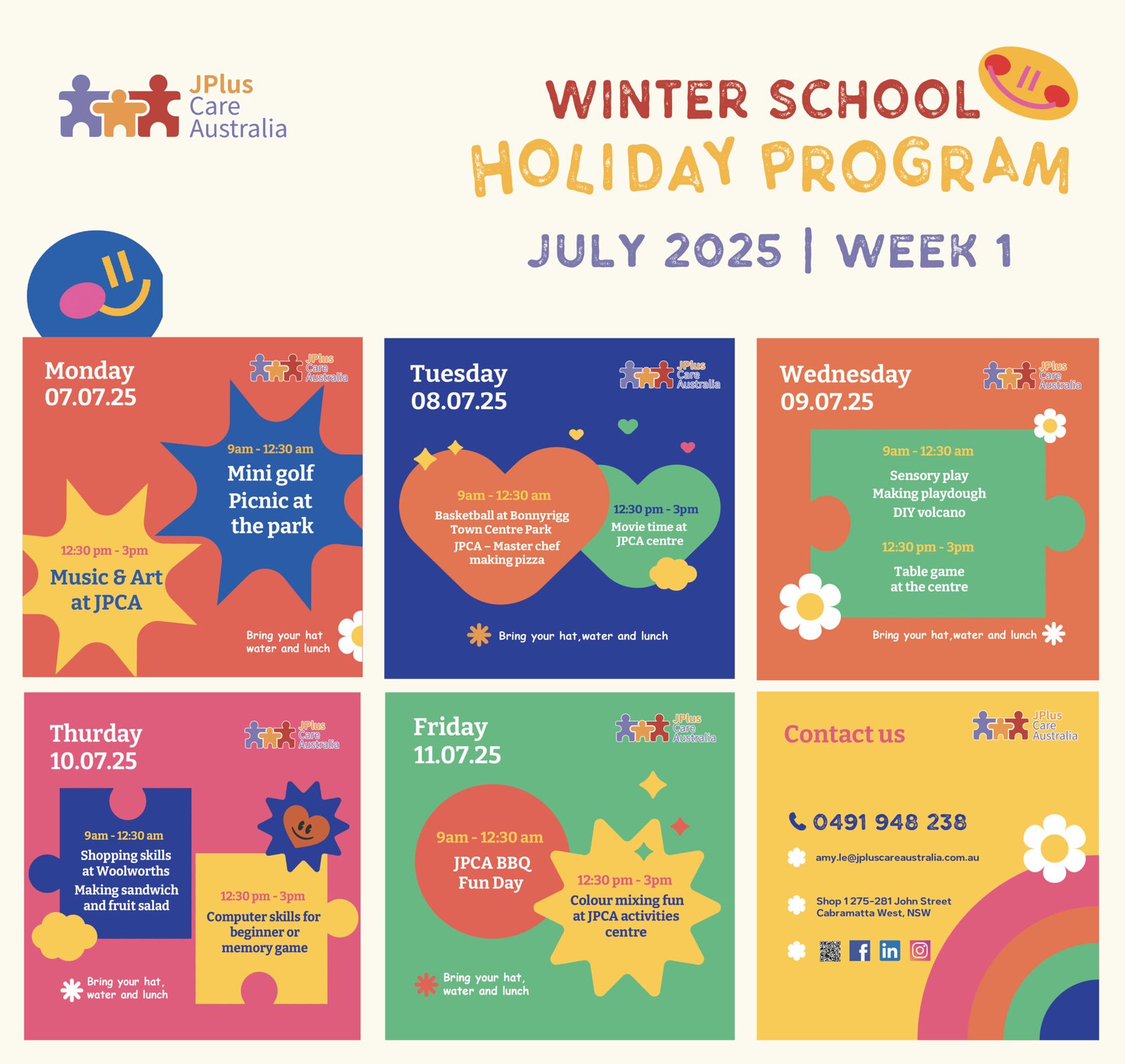Winter School Holiday Program