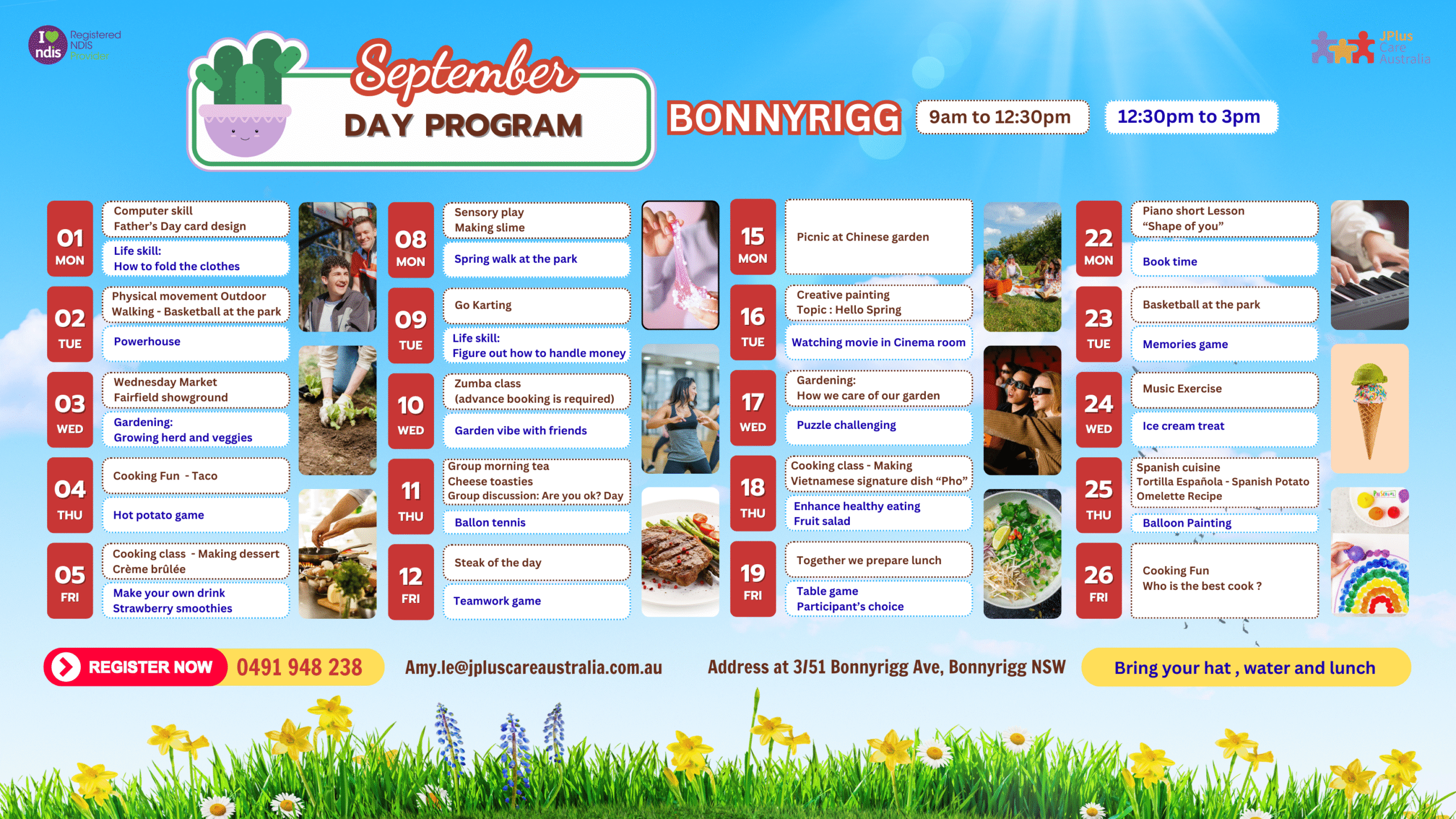 September 2025 Day Program in Bonnyrigg