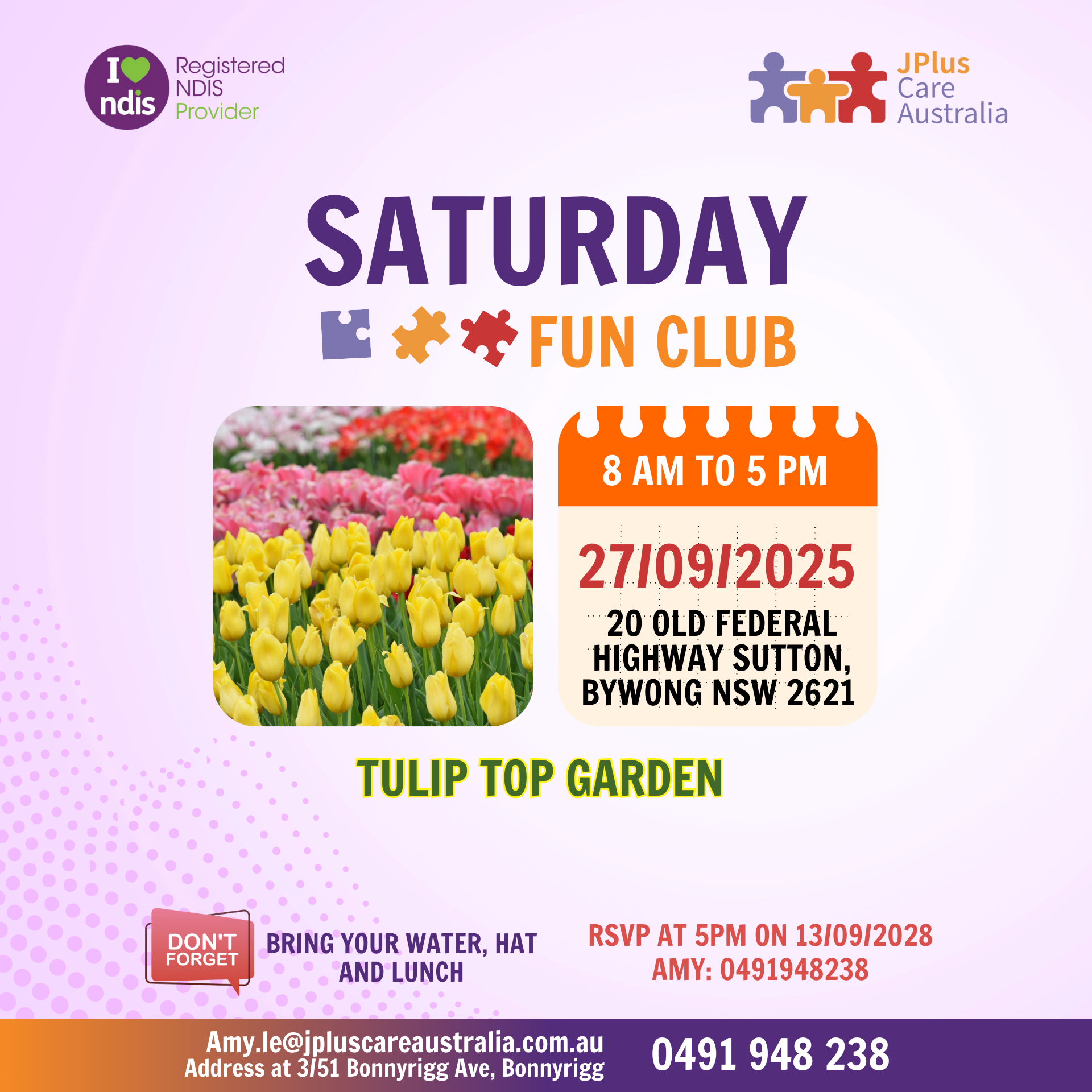 27/09/2025 – Tulip Top Garden Trip