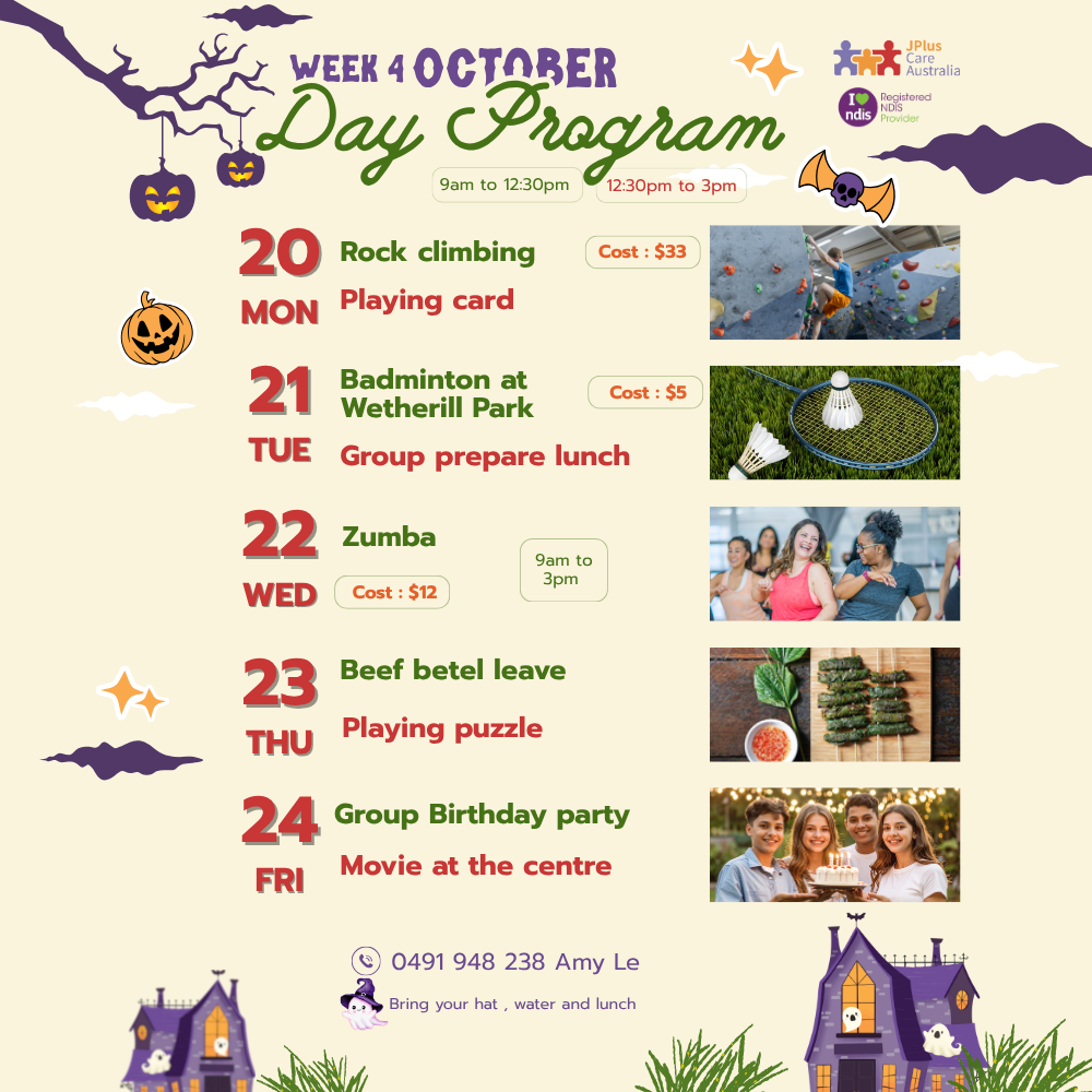 WEEK 4 (20–24 October)