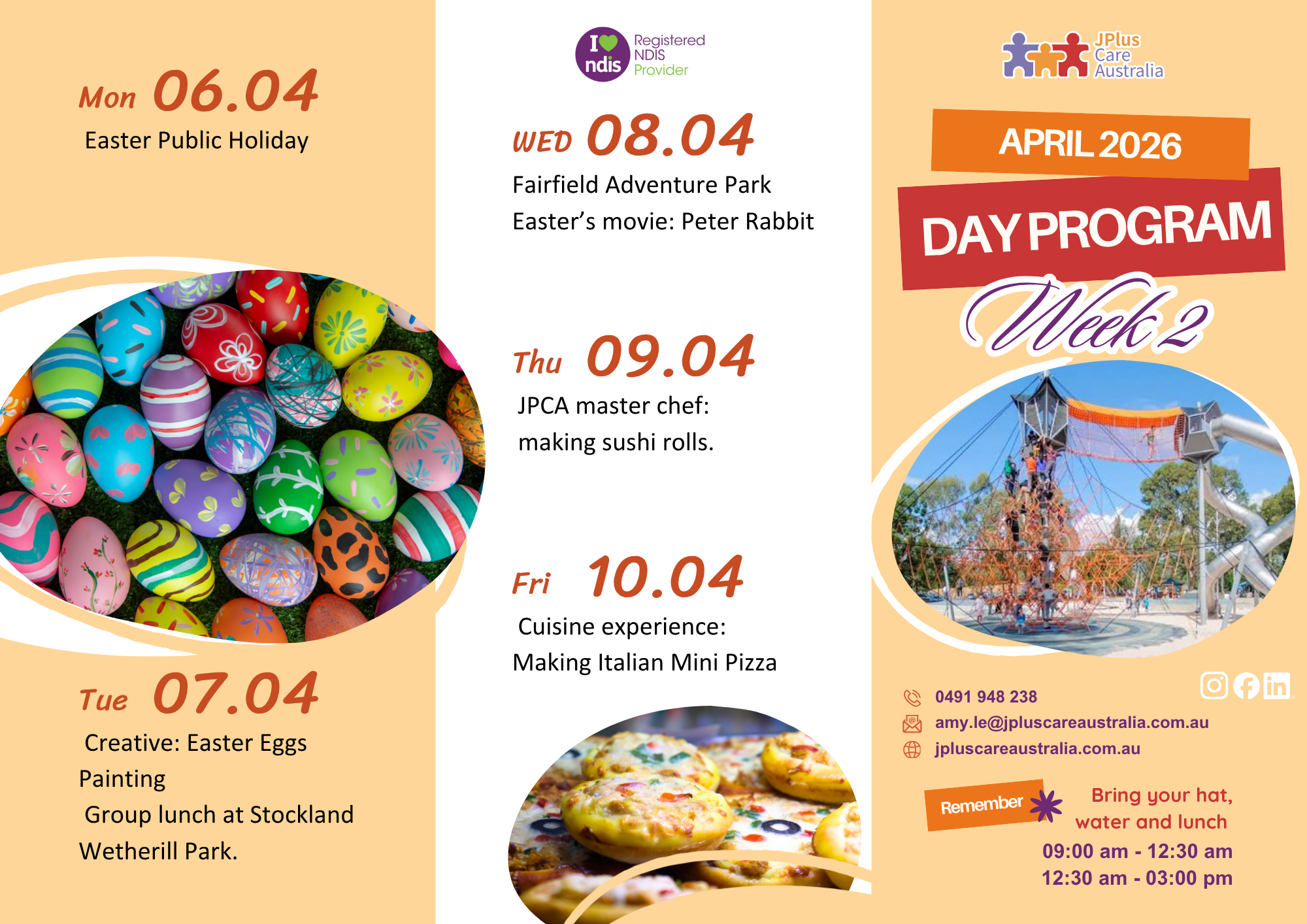 Week 2 (6 – 10 Apr)