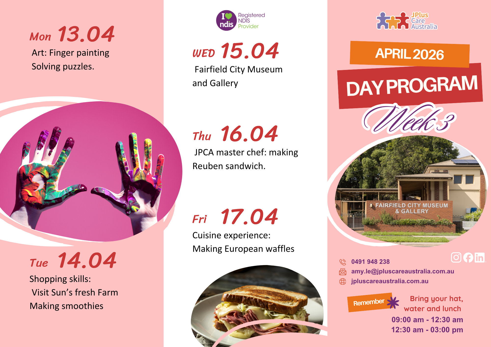 Week 3 (13 – 17 Apr)